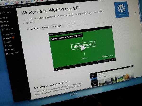 Wozzza's tweet image. Heeeeres Benny! 
#wordpress #wordpress4 #webdesign