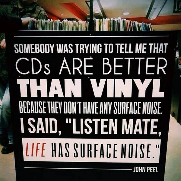 The age old are LPs better than CDs question....