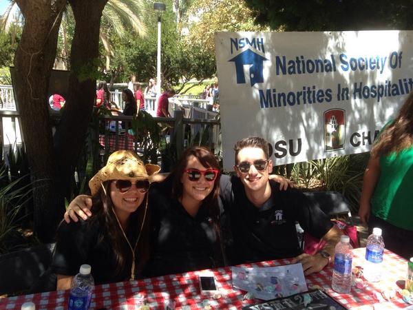 CJeffriesSDSU's tweet photo. Great job today @SDSUNSMH at the HTM BBQ! Looking forward to all the fun #NSMH events! http://t.co/V3KkYF0Cs3