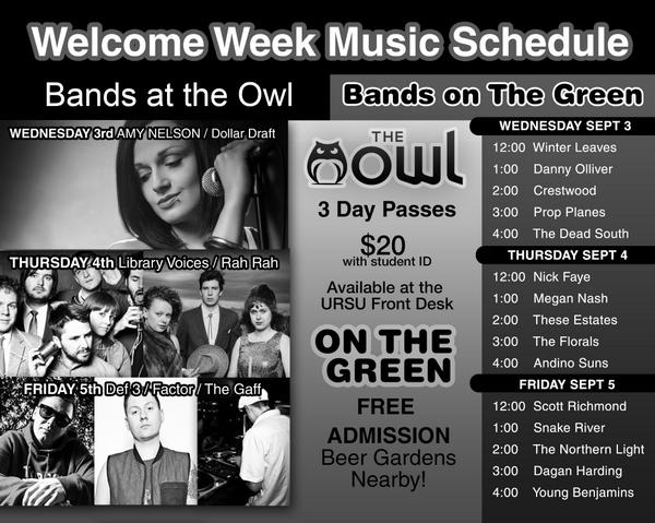 URSU Welcome Week tweet media