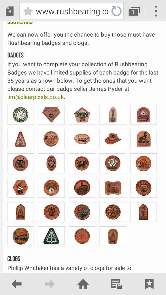 OMG!!!!! #Rushcart badge HEAVEN!!!! Want want want!!!! 
 🐓 <a href="/Rushbearing/">SB Rushbearing</a>