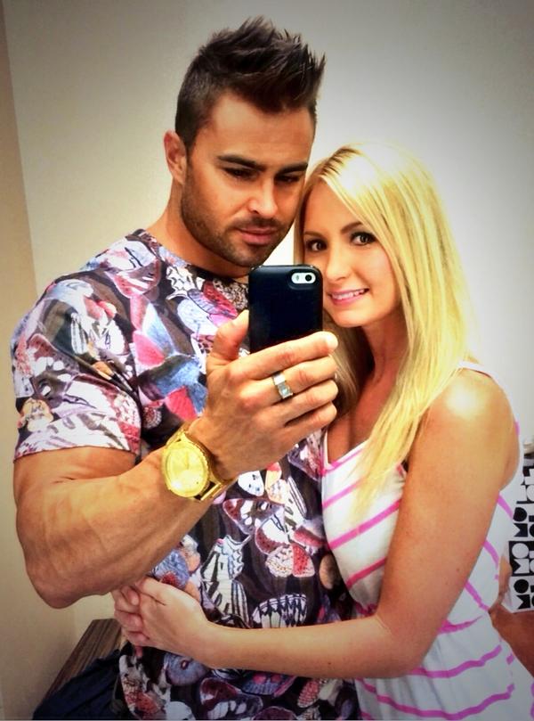 Sheena_LeBlanc's tweet photo. Doing some shopping with @JasonPoston and came across a butterfly shirt! #loveit #hisbutterfly #mycrow http://t.co/6hsHmrXlAj