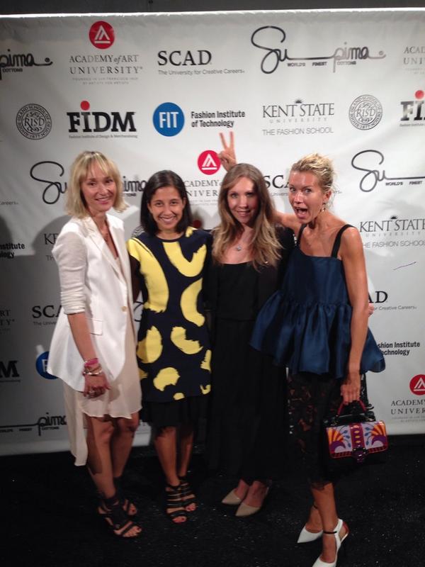 Congrats to Anastasia Iafrate winner of Supima Award, <a href="/Jxxsy/">Natalie Joos</a> <a href="/isabeldupre/">isabel dupre</a> #Supimadesigncompetition