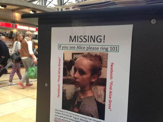 BBCNewsbeat's tweet image. VIDEO: "We miss you, we love you." Message from Alice Gross' sister who wants help #FindAlice bbc.in/YeOTqR