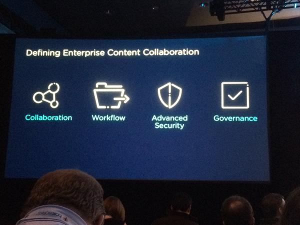 gcreese's tweet photo. The new Box pitch, otherwise known as "We aren't ECM." #boxworks http://t.co/dJkvuVWs5l