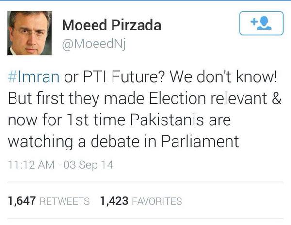 HamxIqbal's tweet image. #Moeed Pirzada #AzadiMarchPTI