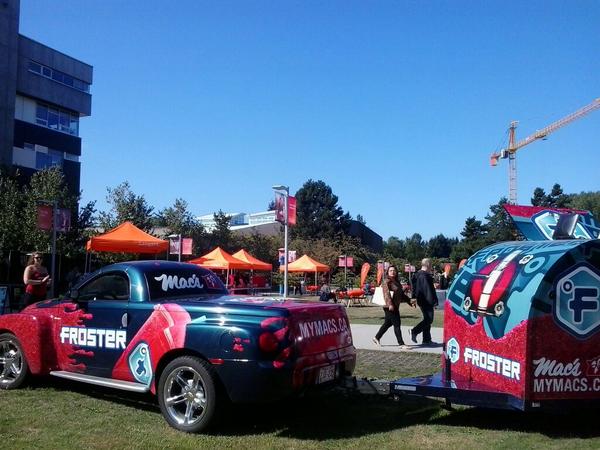 Semester kickoff party at Langara College! Freee frosterss! #partyy #welcomeback #backtoschool