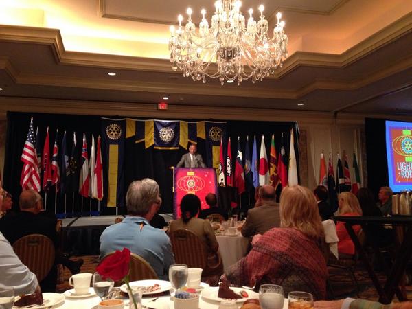 Rotary6580's tweet photo. Community does not judge Rotary by attendance or $ given but by good we do in our community. Rotary PE KR Ravindran http://t.co/UpXdPVOb4M