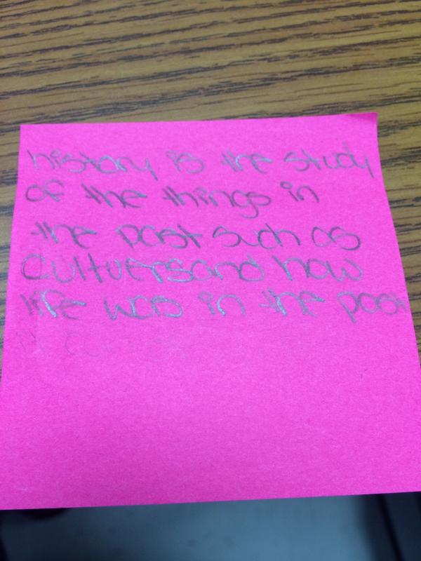 RobKerrFCPS's tweet image. Some more great ideas about my discussion starter, &quot;What is history?&quot; #teachingcontent #historyteacher #sschat