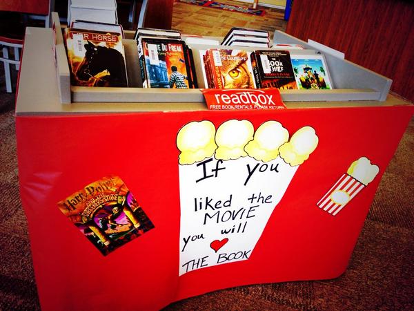 librarypageCMS's tweet image. Come check out our new displays at the CMS Library! #inspiringreaders #readbox