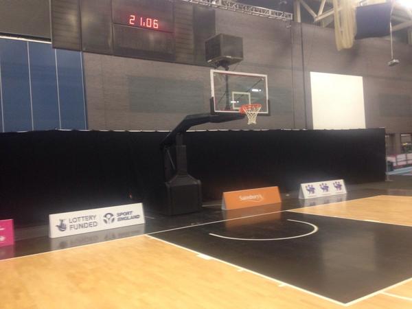 jo_richards08's tweet photo. Wheelchair Basketball Arena looking good ahead of the @_SchoolGames tomorrow! #2014ssgwcbb @BritWheelBBall http://t.co/76wjSsuM6y