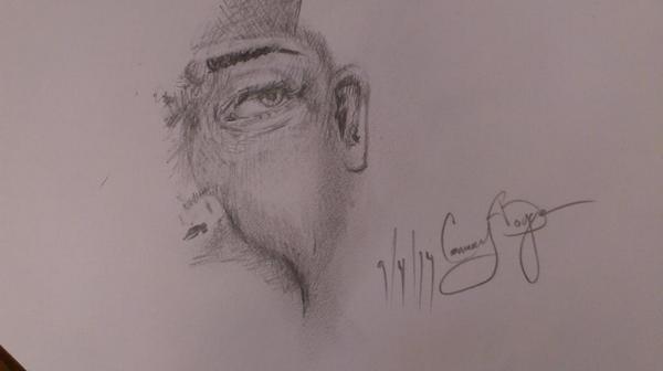 Conweezy1's tweet photo. Sketching during critique http://t.co/JJJQ6I1qo9