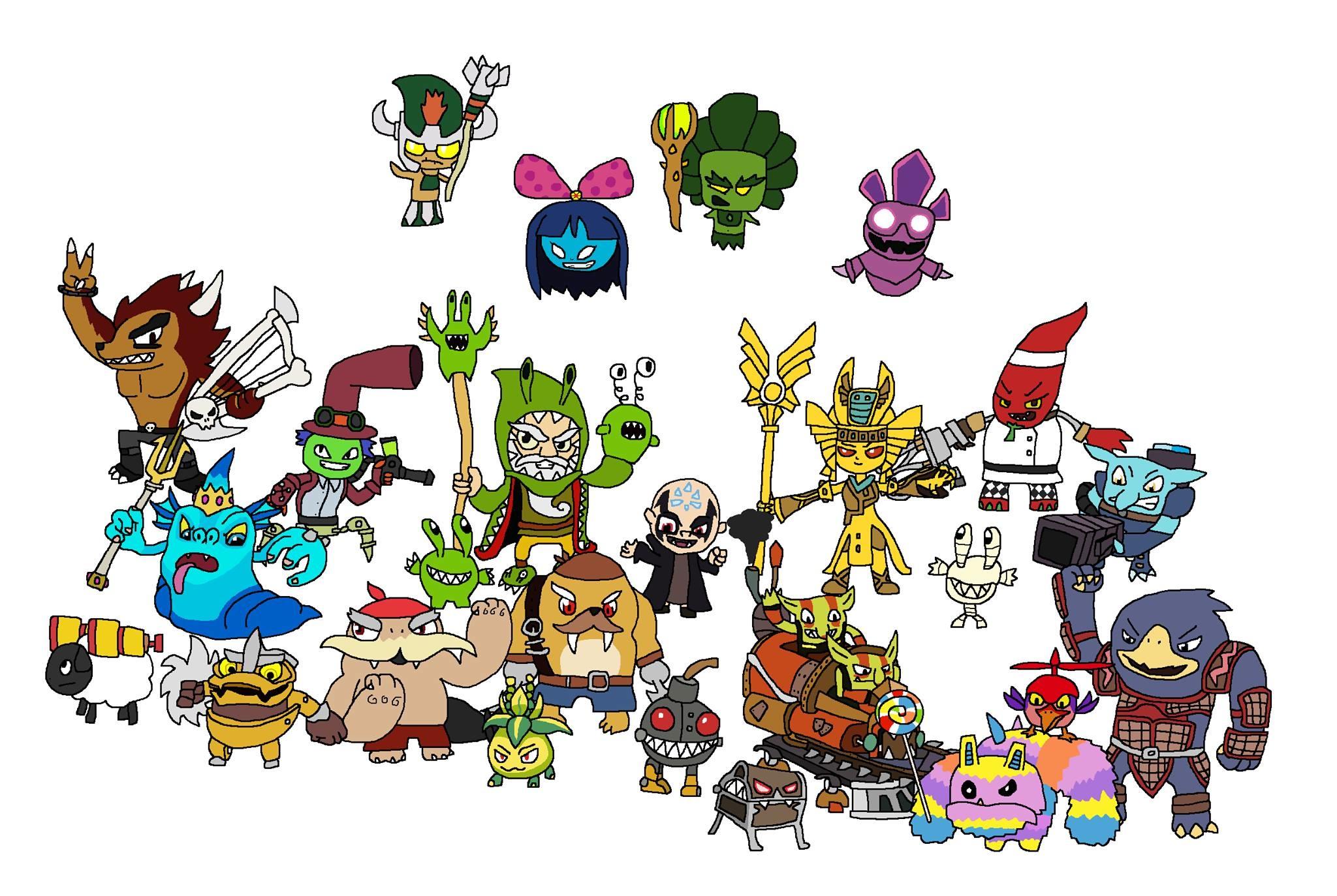 skylanders trap team character list