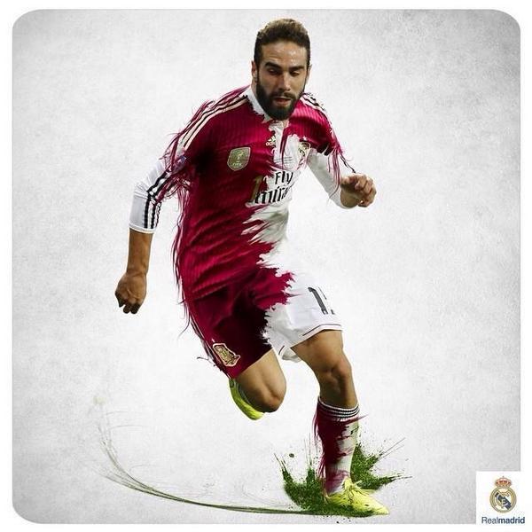 RMCFdeporvida's tweet photo. Felicidades a Dani Carvajal. Se encuentra debutando con España vs Francia. Suerte crack. http://t.co/86tT8spL3w
