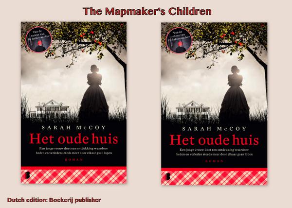 SarahMMcCoy's tweet photo. Boom. I 💜 you, @Boekerij and particularly YOU, @maaikelenoble. 💋💋💋 #TheMapmakersChildren #DutchCover http://t.co/OtxbKZhnYF