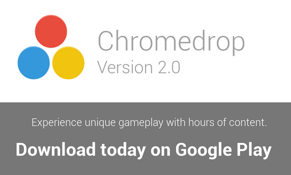 ChromeDrop's tweet photo. Version 2.0 included awesome changes, like new opponents. Check it out! #android #gamedev http://t.co/DkaaHnujA2 http://t.co/CvjUcm4Lsy