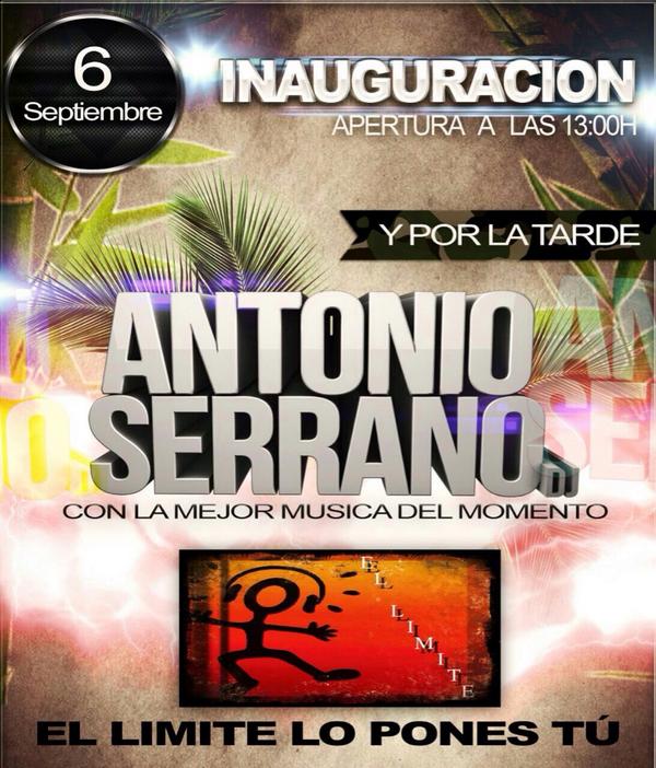 AntonioSerranoo's tweet photo. Y sábado tarde en #ellimite en su inauguracion y donde el limite lo pones tu :) http://t.co/8w3SHZXQx0