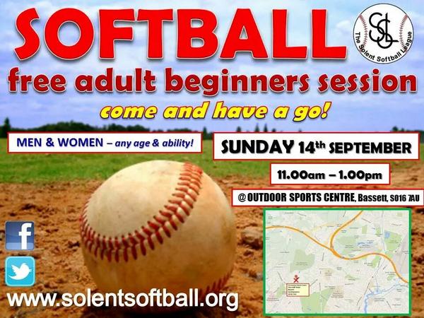 Spitfires_SSL's tweet photo. @SotonSportsDay Can we get a RT please? Open event, come &amp; have a go at softball on 14th Sept. All are welcome! http://t.co/tmaMgc8zQf