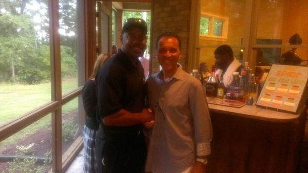 With Congressional candidate Ricky Wilkins..
