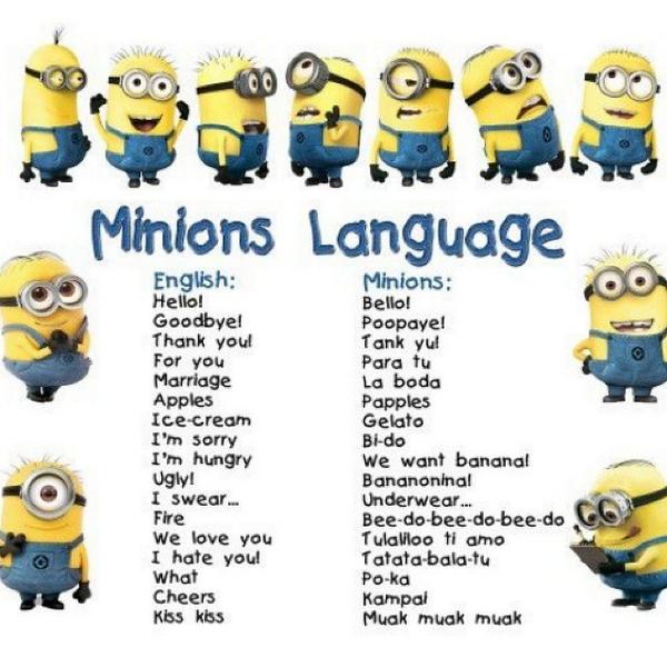 Sprache Minions
