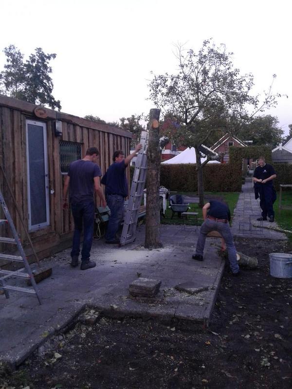 Markdevries10's tweet image. Druk aan de arbeit geweest bie de keet