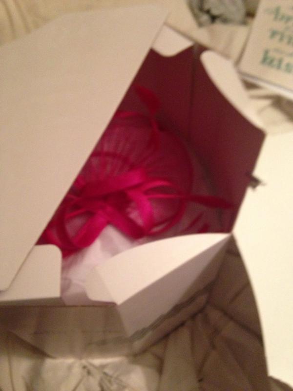 parboo's tweet photo. @_pocketdynamo hat is packed #DeMandlove #fascinator http://t.co/FuOKtZCGfg