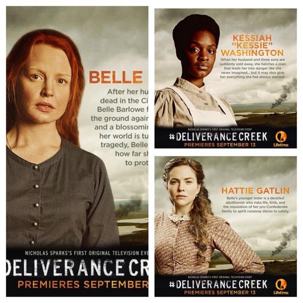 RileySmith's tweet image. Meet the strong independent women of #DeliveranceCreek 
#laurenambrose 
@YaaniKing 
@caitlincuster