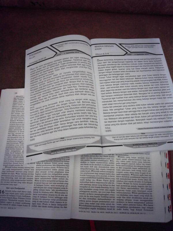 Mengawali hari dengan yang baik.. Sabda Bina Pemuda GPIB..