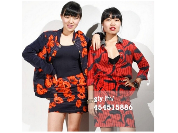 SISTERTRIBES's tweet photo. Looking good ladies! Bloggers @RachelEtNicole wearing @VGParis  FW14/SS15. Valentine Gauthier is sold @Anthropologie http://t.co/H8dZogge83