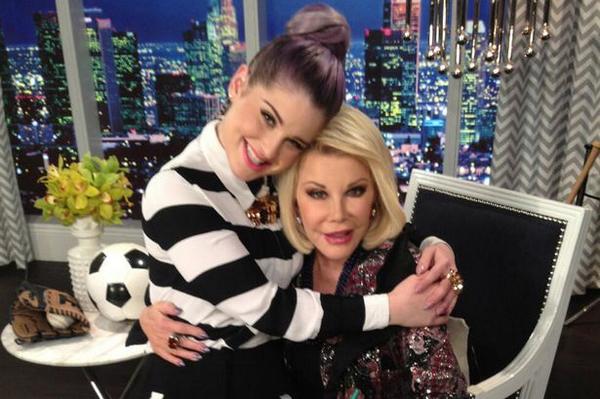 KellyOsbourne's tweet photo. I love you with all my  heart @Joan_Rivers my life will never be the same with out you!  https://t.co/0kn2FFZDF9 http://t.co/zQnXlwepXh