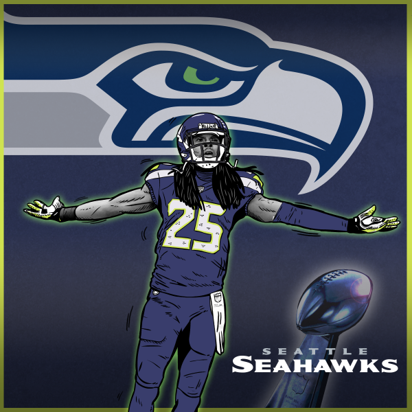NFL's tweet photo. RT if you think the @Seahawks will win tonight! #Kickoff2014 #GBvsSEA http://t.co/CXcOom3P5B