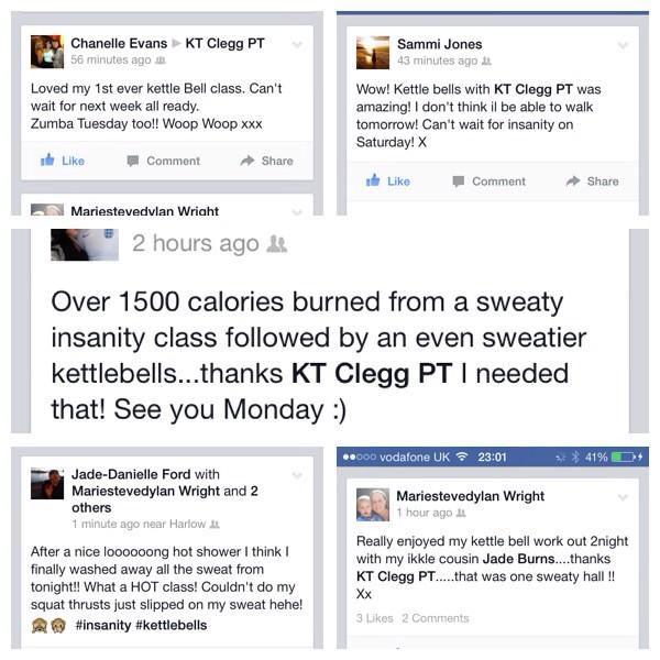 KC_FITNESS_PT's tweet photo. FEEDBACK FROM ZUMBA, KETTLEBELLS AND INSANITY AND CALORIES BURNT BY ONE CLIENT IN MY INSANITY CLASS 💪💪💪 http://t.co/FvBPRCZgwo