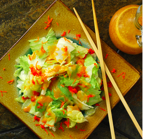 Sushiperfectbyt's tweet photo. Teppanyaki style giner salad dressing: http://t.co/YpyZVIl169 #recipe #japanesesalad http://t.co/eI4yMManEq
