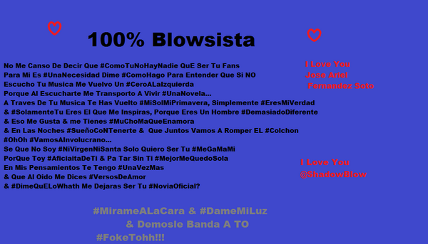 lauraoscar2918's tweet photo. Yo Inspirada Pensando En El #MegaPapi!
@01shadowblow
#TeAmOShadowBlow ♥_♥
@Papasito_Blow
@Blowsistas ♥_♥ http://t.co/YIXNfuVDMG