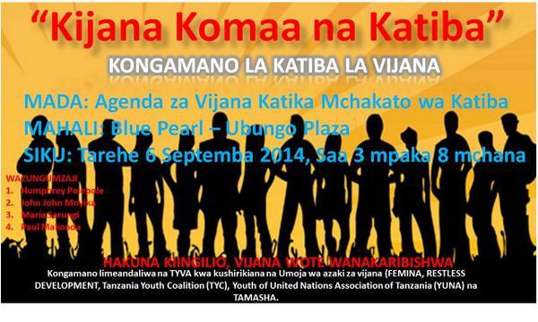 Ni Ajenda zipi Za Vijana zimeachwa Kwenye machakato wa Katiba.? Usikose Hii. <a href="/VijanaForum/">Vijana Forum</a> <a href="/vijanafm/">Vijana FM</a> <a href="/SautiyaVijana/">RestlessDev Tanzania</a>