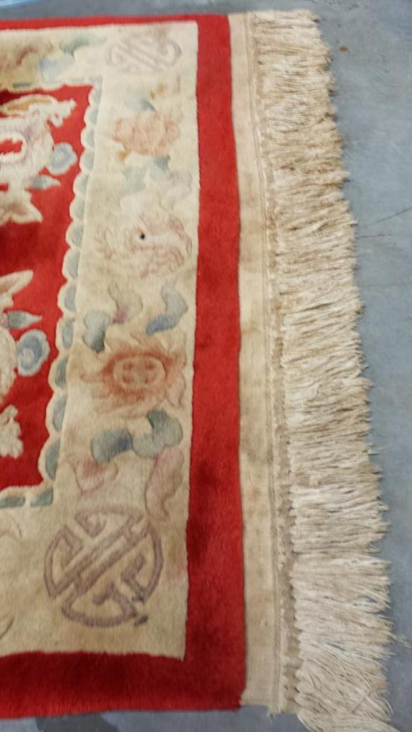 Allclean2's tweet image. Heres what happens when carpet cleaning companies clean rugs using carpet cleaning machines. Ruined rug!