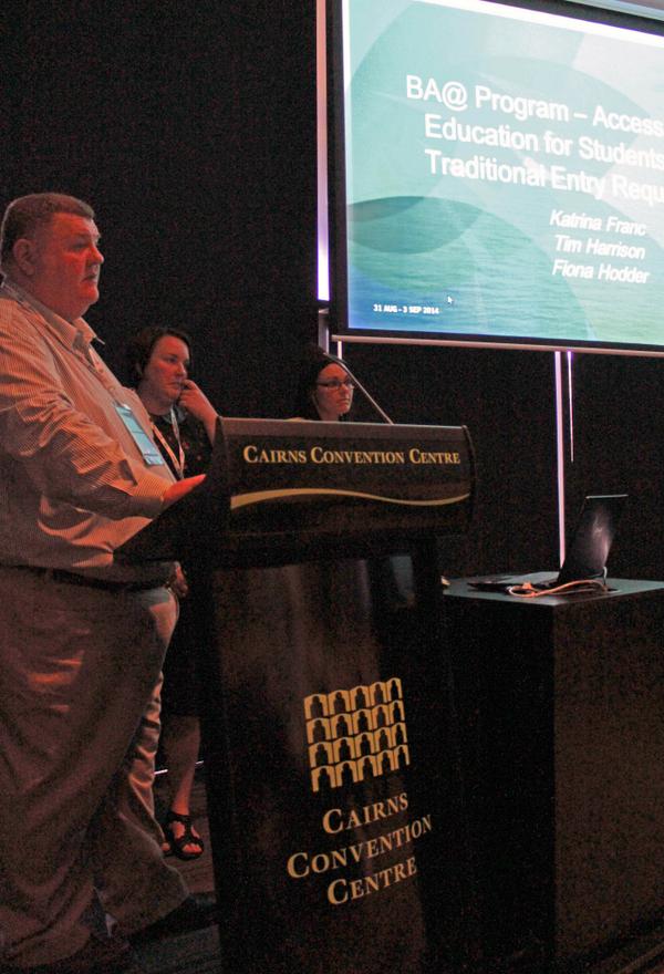 VVanecessary's tweet photo. Colleagues @FedUniAustralia gave inspirational presentation at TEMC Conference this week re BA@Program. #temc2014 http://t.co/E2kG2GSmap