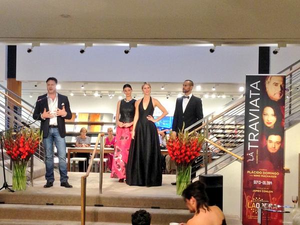 LAOpera's tweet photo. Models from @Bloomingdales. Ideas for #operaball2014 perhaps?? #LAOTraviata #LAOpera at @roomandboard http://t.co/CL45zZ3vcJ