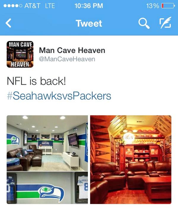 TheCommonBeer's tweet photo. .@ManCaveHeaven is the best mens account on twitter! They keep me crackin up and the mancaves are amazing! http://t.co/anlY1wPtP0