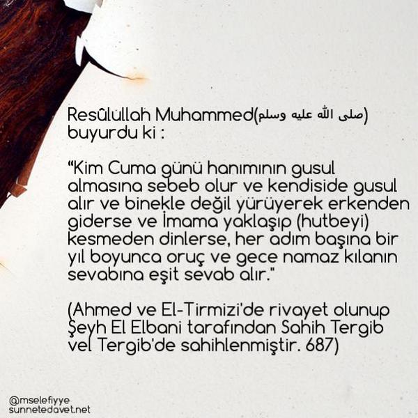MSelefiyye's tweet photo. RT Adım başına bir yıl boyunca oruç ve gece namaz kılanın sevabına eşit sevab!!!  #Cuma #Hadis #HadisiSerif http://t.co/NjbdmYVSZv