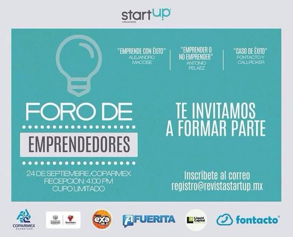 24 de septiembre #ForoEmprendedores