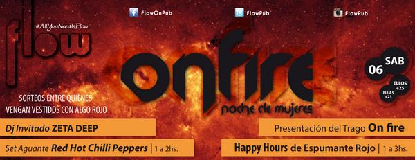 FlowPub's tweet photo. Este SÁB 6 en el espacio exclusivo para mayores de @OnClubGalvez #FlowPub Noche #OnFire #NochedeMujeres en llamas > http://t.co/rEYDE4ghi5