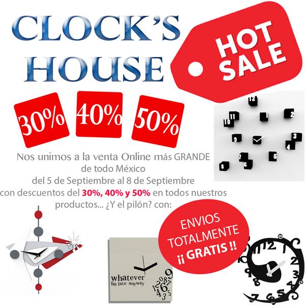artinkmx's tweet image. #HotSaleMx y #ClocksHOuse ofreciendo descuentos y #EnviosGratis a todo el país. bit.ly/1t6FuKQ