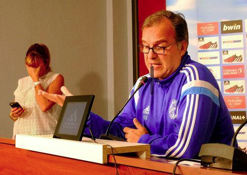 Marseille’s press officer cannot hide her dismay