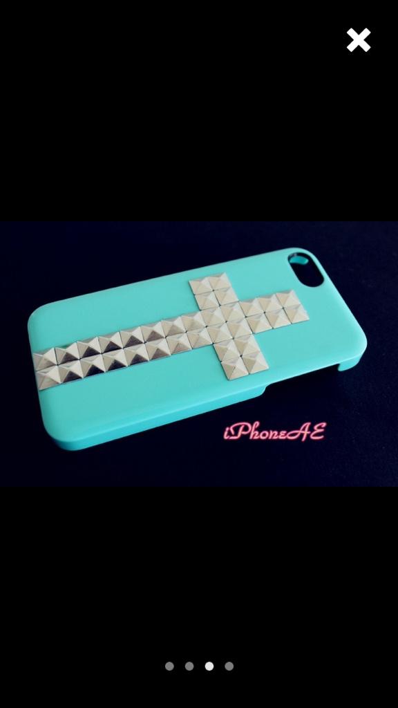 iphoneae's tweet image. #iphonecase new silver rivets hard case at etsy.com/shop/iphoneae