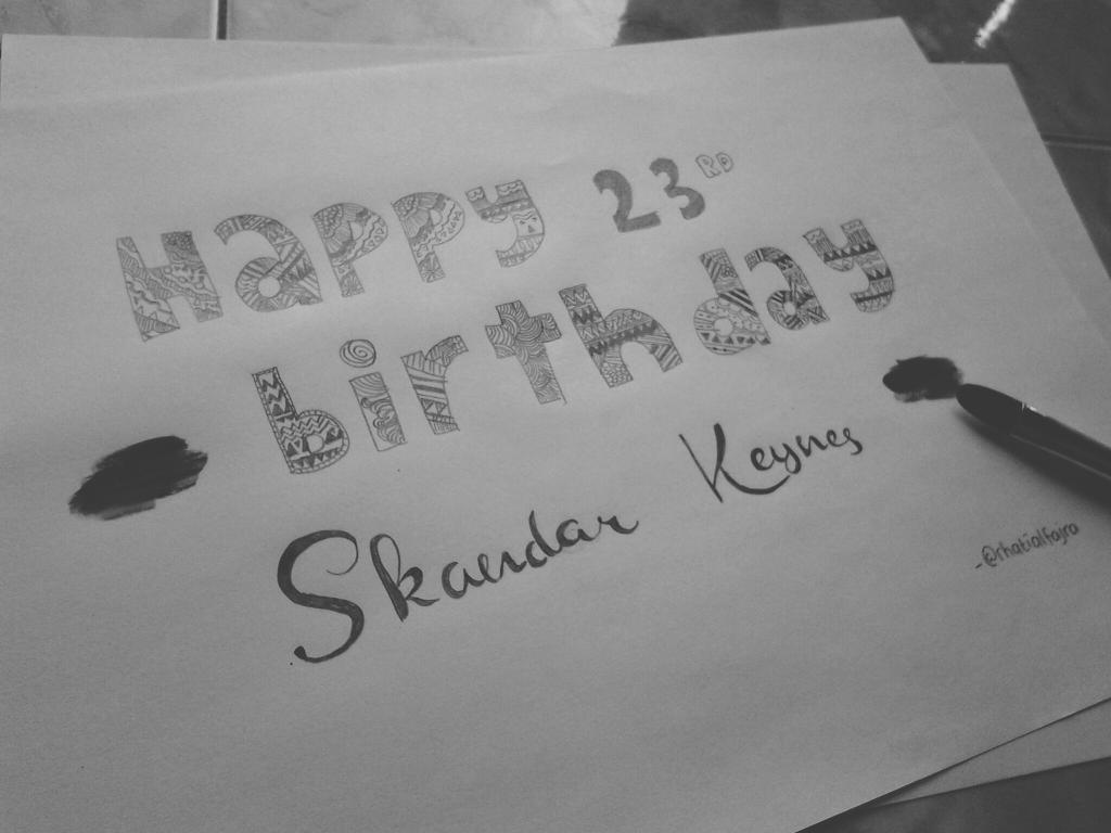 HAPPY 23RD BIRTHDAY SKANDAR KEYNES!    