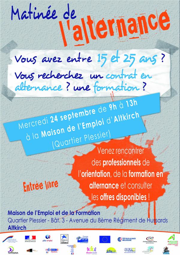 A la recherche d'un contrat en alternance, d'une formation ? Vous avez entre 15 et 25 ans ?