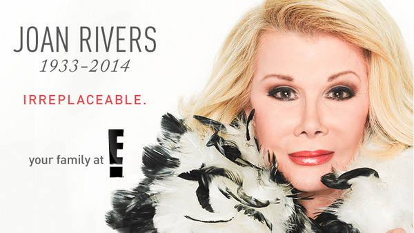 enews's tweet image. Remembering Joan Rivers: Hollywood honors the legacy she leaves behind. eonli.ne/1o2vQ8X