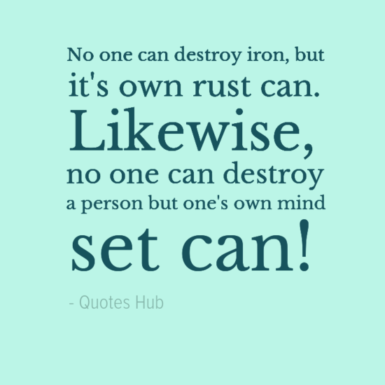 Quotes Hub Beauteous Quotes Hub On Twitter No One Can Destroy Iron But It's Own Rust Quotes Hub Beauteous Quotes Hub On Twitter No One Can Destroy Iron But It's Own Rust