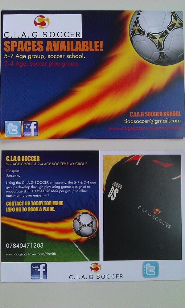 CIAGsoccer's tweet photo. CIAG SOCCER is FREE tomorrow! 2-4 play group, 5-7 soccer school. FREE! Register for a place, limited availability. http://t.co/rIT3FTY0VW